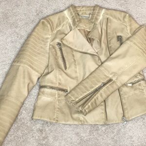Camel Tan Leather Jacket